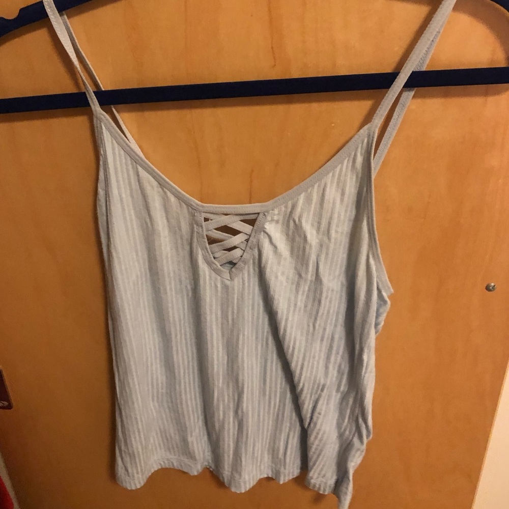 Blue PacSun crop top